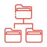 Estrutura de pastas tradicional em modo cloud